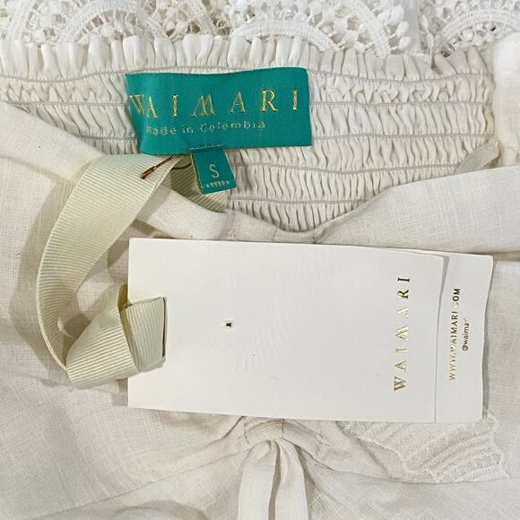 Waimari Panarea Top White - Picture 9 of 10